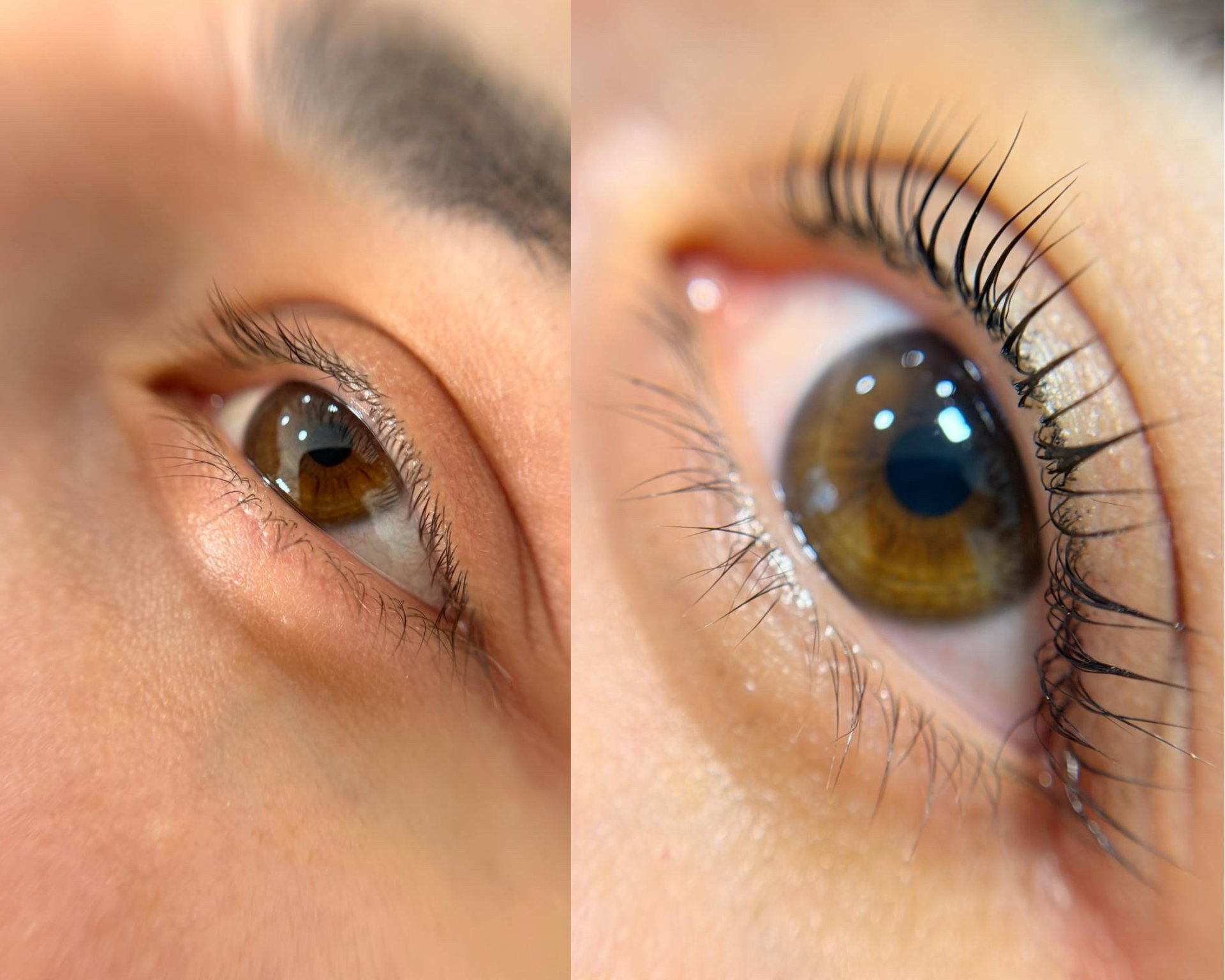 Wimpern Vorher Nachher